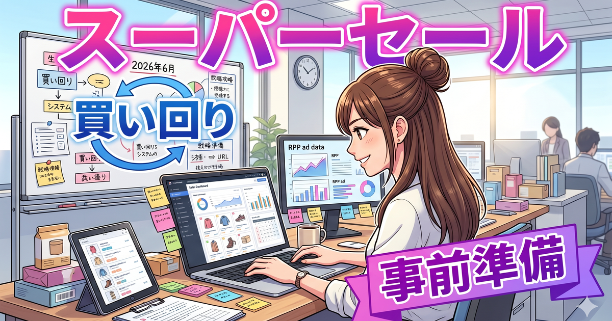 楽天スーパーセール2026年6月の攻略法【買い回り設計と事前準備】